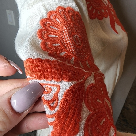 NWT ark & co embroidered flowy dress - Picture 13 of 16